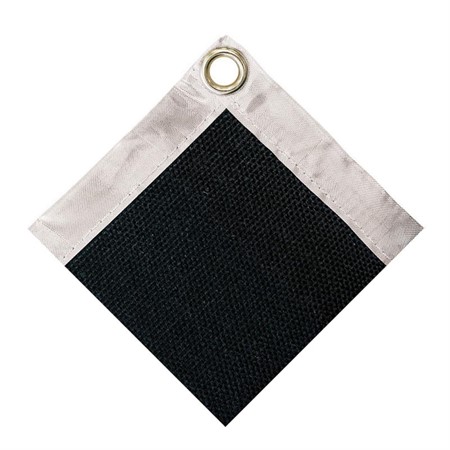 Svetsfilt 2x2M tål 750°C Vermiculite-belagd glasfiber svart